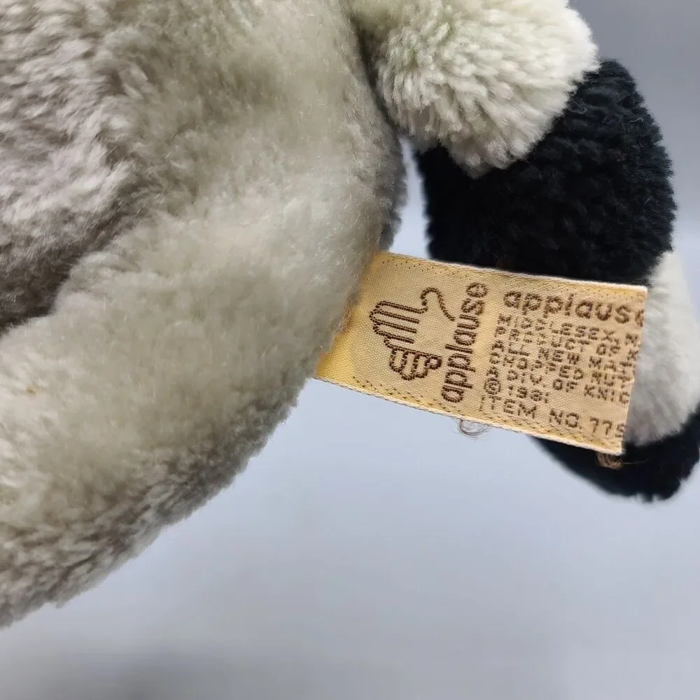 Applause Vintage Raccoon Stuffed Animal Plush 1981